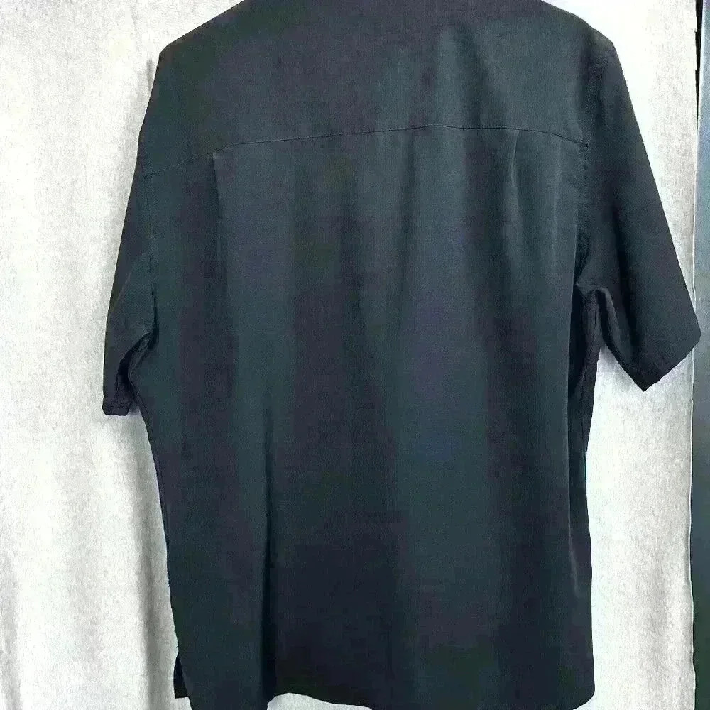 EUC Men's Gray Gerrys Woven Button Down Short Sleeve Shirt Size XL - Picture 2 of 5
